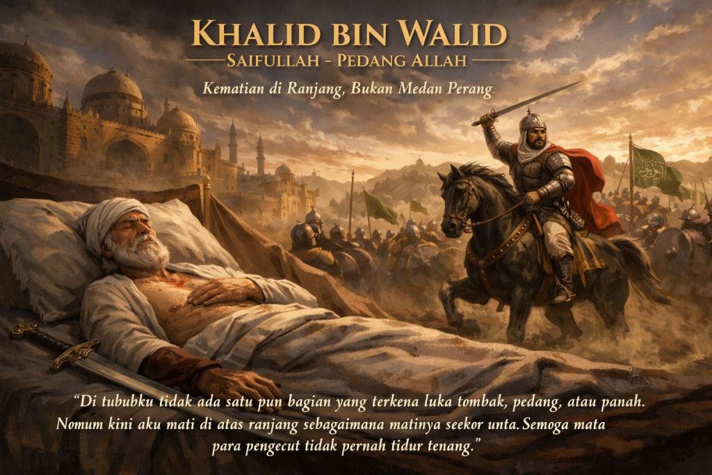 Kematian di Ranjang, bukan Medan Perang : Khalid bin Walid