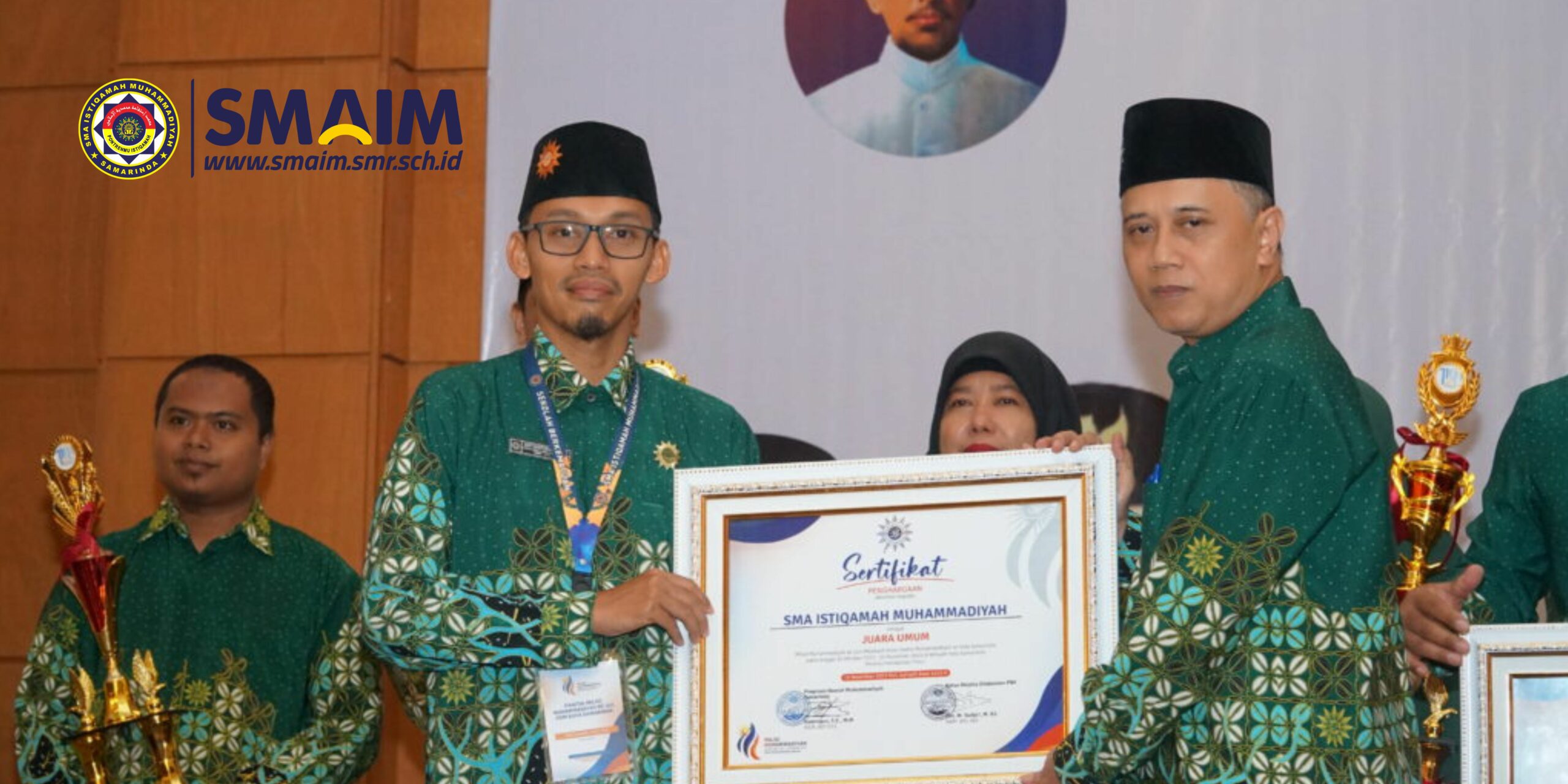 Milad Ke-5 SMA SMAIM Raih Gelar Juara Umum di Gebyar Lomba Milad ke-111 Muhammadiyah di Kota Samarinda.