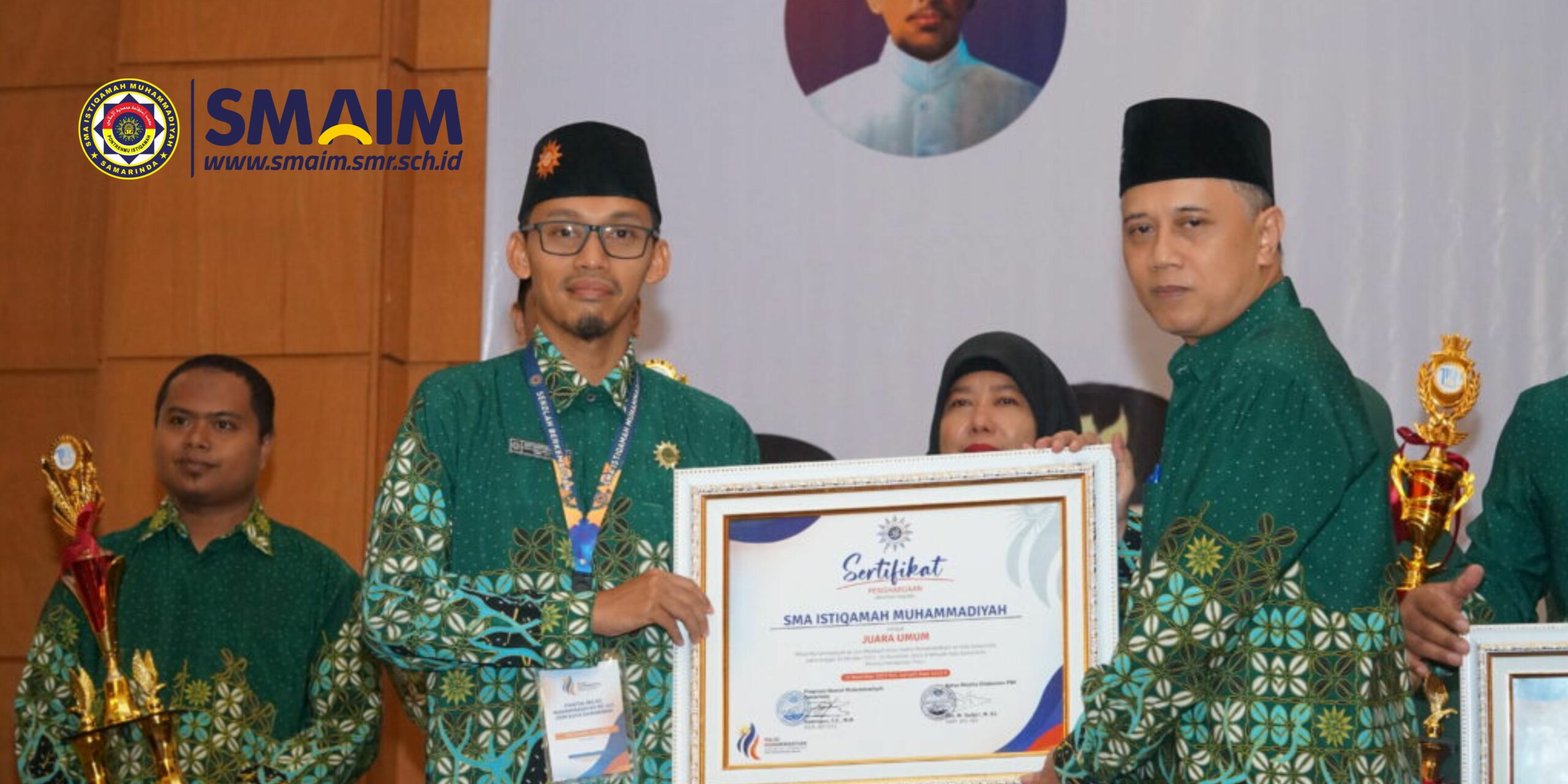 Milad Ke-5 SMA SMAIM Raih Gelar Juara Umum di Gebyar Lomba Milad ke-111 Muhammadiyah di Kota Samarinda.