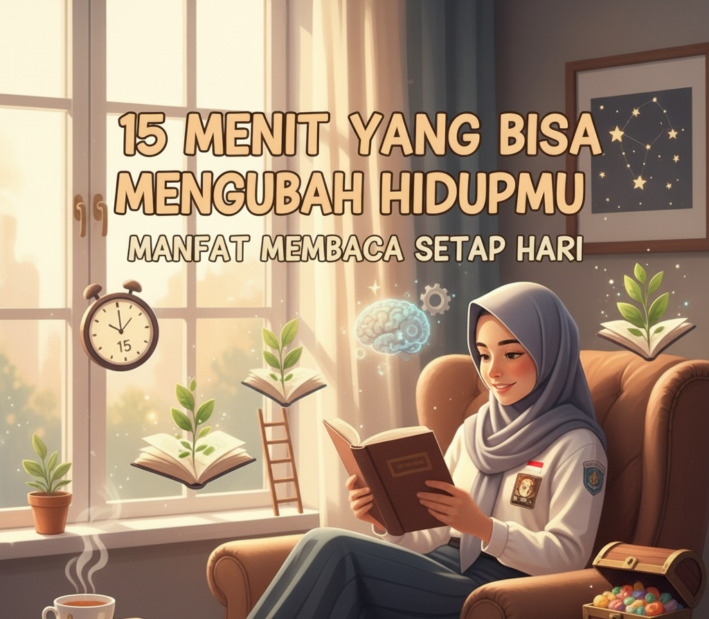 15 Menit yang Bisa Mengubah Hidupmu: Manfaat Membaca Setiap Hari