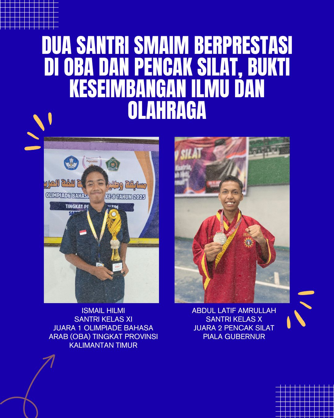 Dua Santri SMAIM Berprestasi di OBA dan Pencak Silat, Bukti Keseimbangan Ilmu dan Olahraga