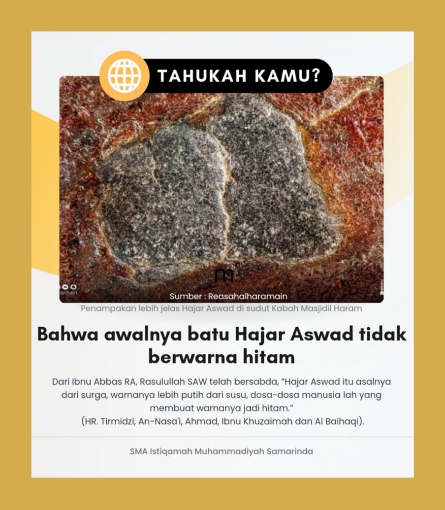 Fakta Asal-Usul Batu Hajar Aswad Berwarna Hitam