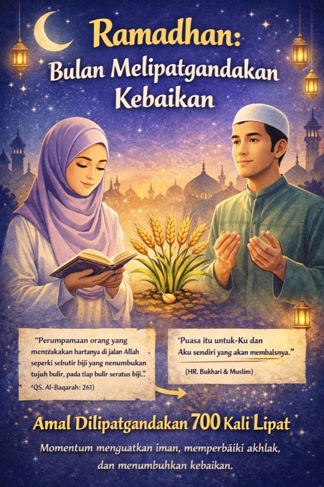 Ramadhan: Bulan Melipatgandakan Kebaikan