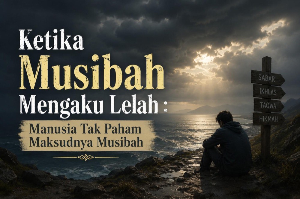 Ketika Musibah Mengaku Lelah : Manusia Tak Paham Maksudnya Musibah