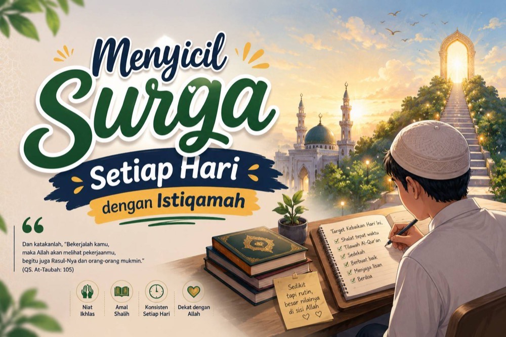 Menyicil Surga Setiap Hari Dengan Istiqamah
